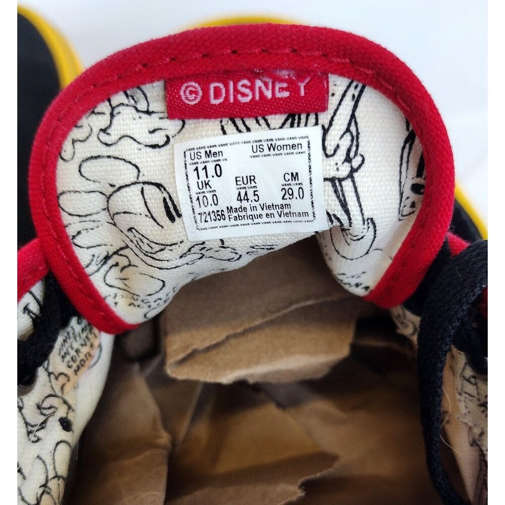 Vans x Disney 90th Anniversary Mickey Mouse Men's 11 EUR 44.5 - Picture 8 of 8